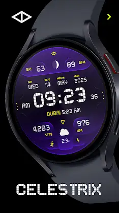 Celestrix: Digital Watch Face screenshot 1