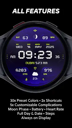 Celestrix: Digital Watch Face screenshot 6