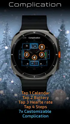 CFS143 Hybrid watch face screenshot 5