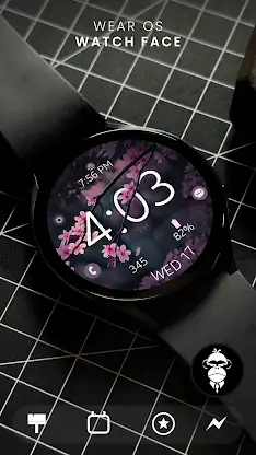 Cherry Blossom Watch Face screenshot 1