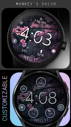Cherry Blossom Watch Face screenshot 2