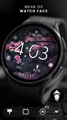 Cherry Blossom Watch Face screenshot 6