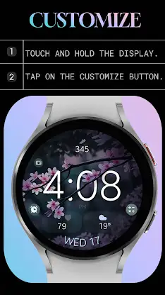 Cherry Blossom Watch Face screenshot 7