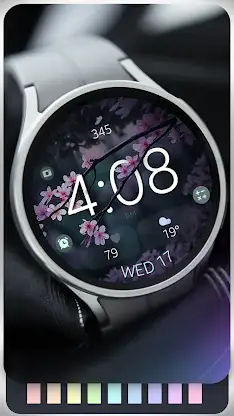 Cherry Blossom Watch Face screenshot 4