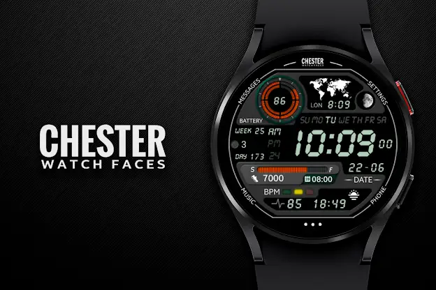 Chester LCD watch face screenshot 2