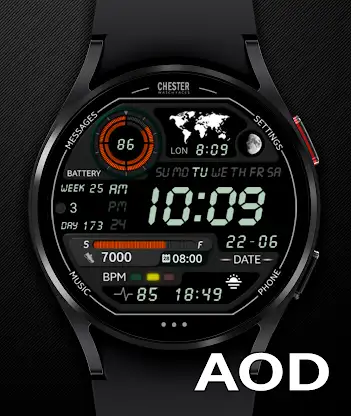 Chester LCD watch face screenshot 4