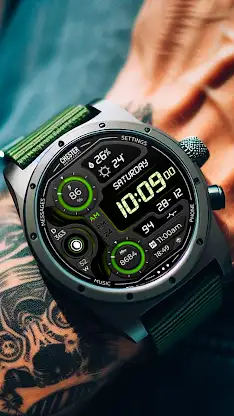 Chester LCD modern watch face screenshot 5