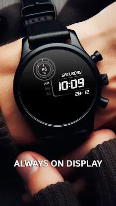 Chester LCD modern watch face screenshot 3