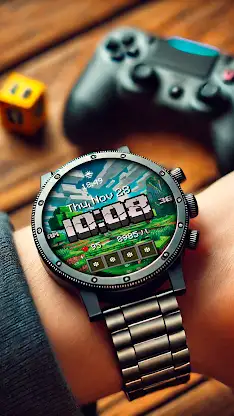 Blocks World game watch face screenshot 5