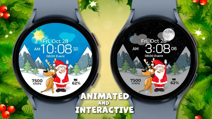 Chester Christmas watch face screenshot 1