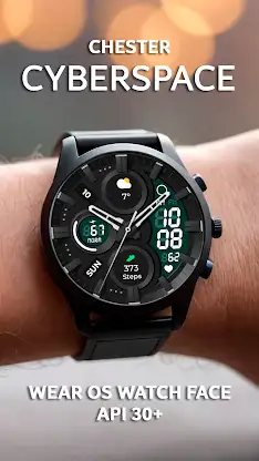 Chester Cyberspace watch face screenshot 1