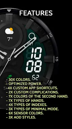 Chester Cyberspace watch face screenshot 4