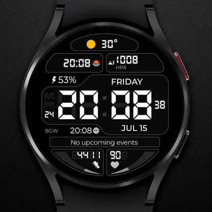 Chester Digilight watch face screenshot 2
