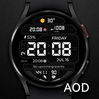 Chester Digilight watch face screenshot 7
