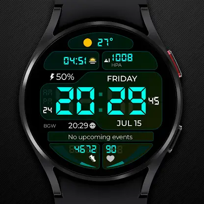 Chester Digilight watch face screenshot 5