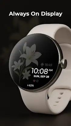 Flowers style watch face screenshot 5