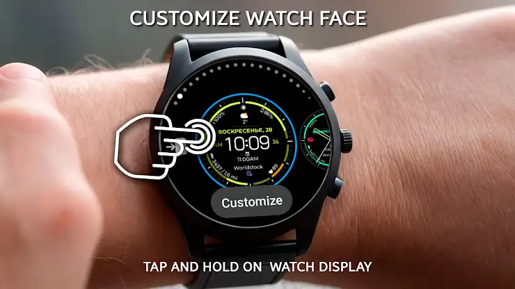 Analog & Digital watch face screenshot 6