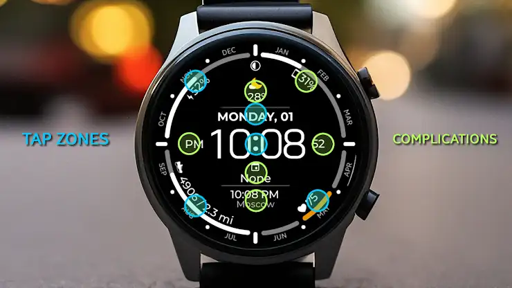Analog & Digital watch face screenshot 3