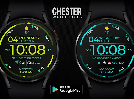 Chester Infinity watch face screenshot 1