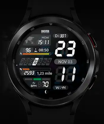 Chester LCD2 watch face screenshot 6