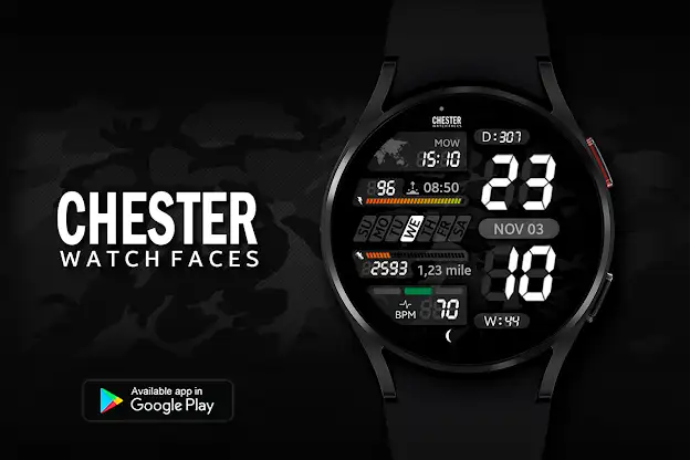 Chester LCD2 watch face screenshot 1