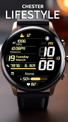 Chester Lifestyle watch face screenshot 1