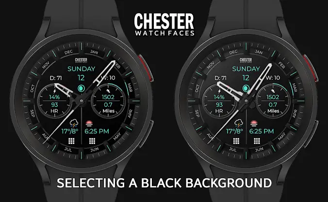 Chester Modern watch face screenshot 4