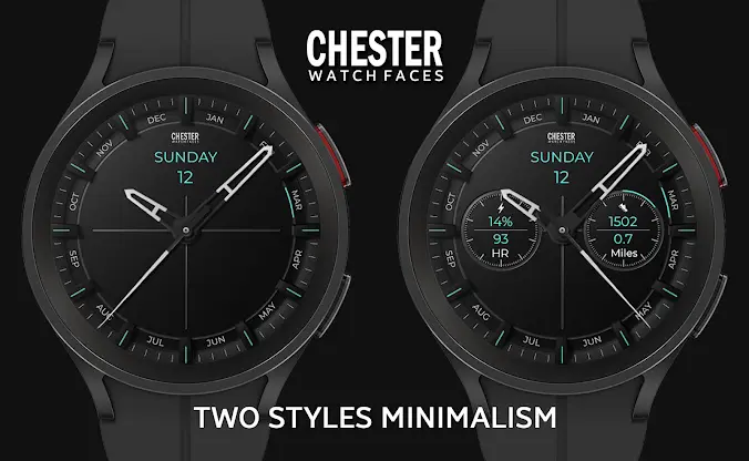 Chester Modern watch face screenshot 3