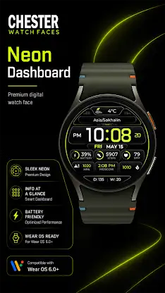 Chester Neon Dashboard screenshot 1