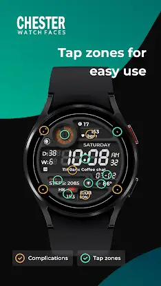 Chester Retro: LCD Watch Face screenshot 4