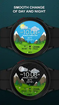Chester Seasons watch face screenshot 2