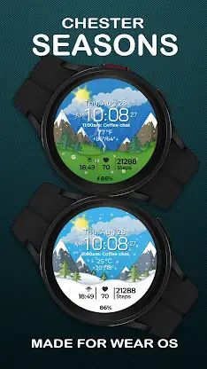 Chester Seasons watch face screenshot 1