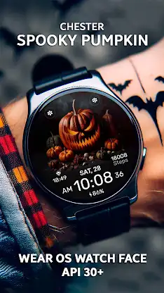 Chester Pumpkin Halloween Face screenshot 1