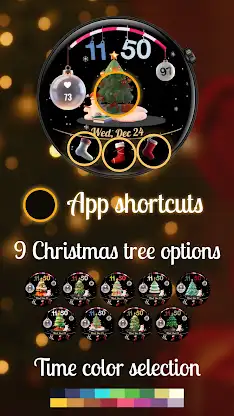 V.G. - Christmas watch face screenshot 3