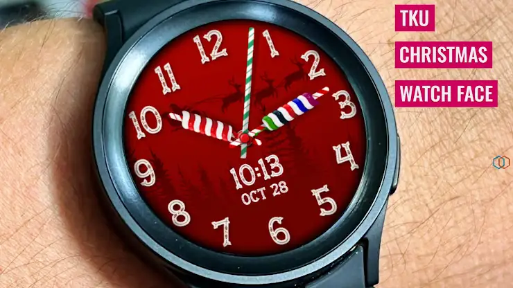 Christmas Candy Watch Face screenshot 1
