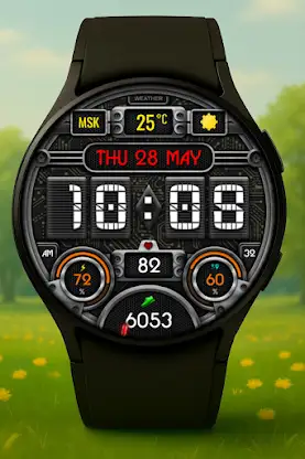 Civinic Digital Watch Face screenshot 1
