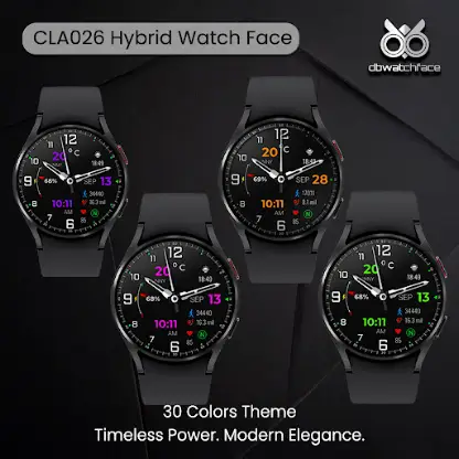 CLA026 Hybrid Watch Face screenshot 3