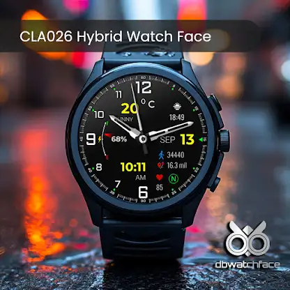 CLA026 Hybrid Watch Face screenshot 7