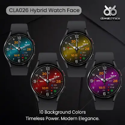 CLA026 Hybrid Watch Face screenshot 2