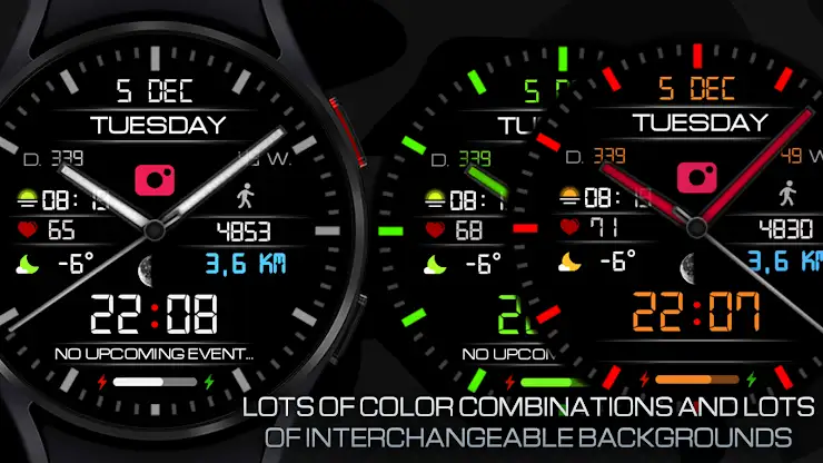 Classic LCD V3 watch face screenshot 4