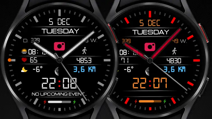 Classic LCD V3 watch face screenshot 8