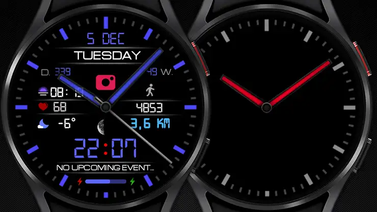 Classic LCD V3 watch face screenshot 5