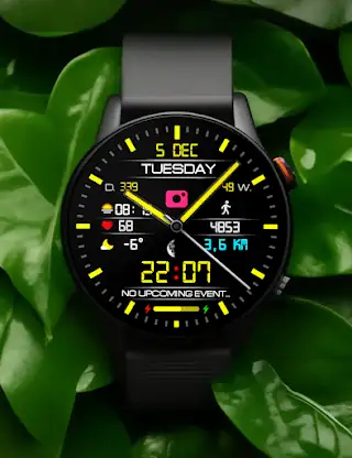 Classic LCD V3 watch face screenshot 3
