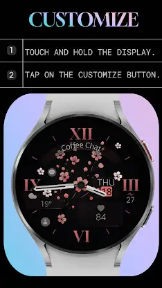 Classic Flowers watch face screenshot 7