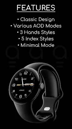 AD Classic Analog - Watch Face screenshot 4