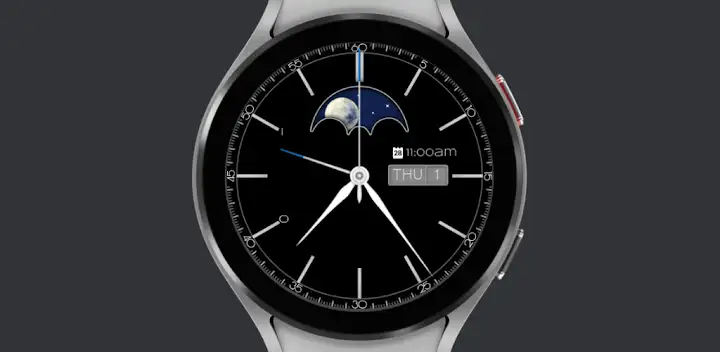 Classic Moonphase Watch Face — Android app banner