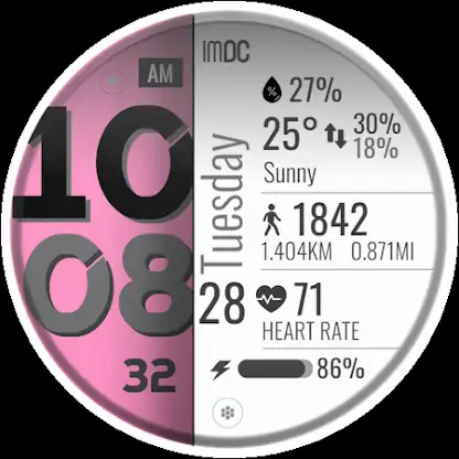 Clean Minimal Watch Face screenshot 7