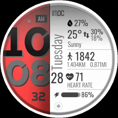 Clean Minimal Watch Face screenshot 8