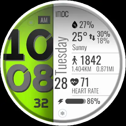 Clean Minimal Watch Face screenshot 4