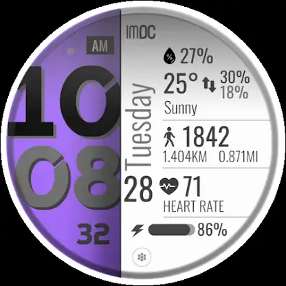 Clean Minimal Watch Face screenshot 6